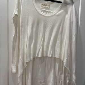 Free People We the Free white long sleeve top
